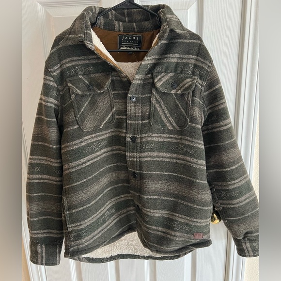 Wool blend button up jacket - Picture 6 of 7